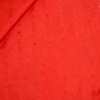 Futterstoff - Duchesse Jacquard  - rot