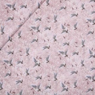 Baumwollvoile - Storchenliebe