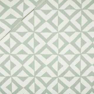 Flach-Strickjersey - Exklusiv - Geometrisches Muster - mint