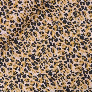 Baumwolle - Leopard - natur
