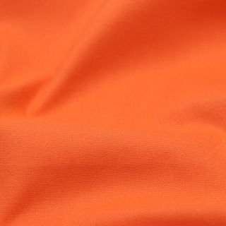 Baumwoll - Canvas - uni - orange