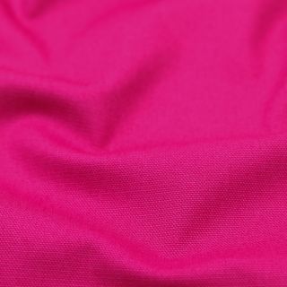 Baumwoll - Canvas - uni - fuchsia