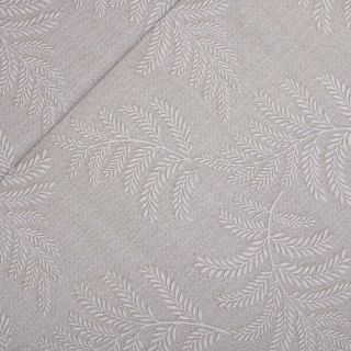Deko-Jacquard - Blätter - beige