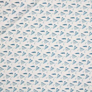 Baumwolljersey - Papierflieger