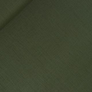 Reines Leinen - vorgewaschen - uni - khaki - grün