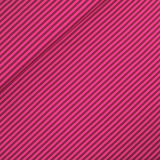 Baumwolljersey - Streifen klein - pink rot