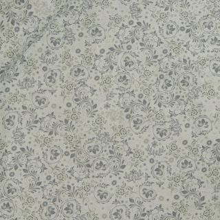 Patchwork - Baumwolle -  Leiser Frühling - beige - grau