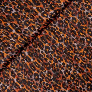 Chiffon - Lurex - Leo - orange