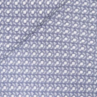 Reines Leinen - Ethno - blau