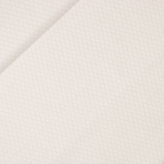 Baumwolle - bedruckt - Wabendruck - beige - weiss