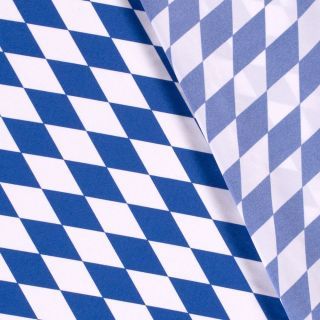 Burlington - Bayernraute - groß - weiß - blau