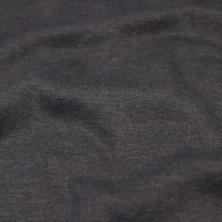 Sweatshirt - uni - melange - dunkelbraun
