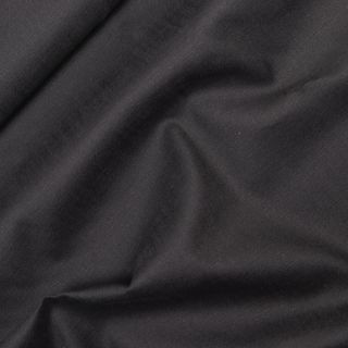 Baumwolle - Leinen - Viskose - Stretch - uni - schwarz
