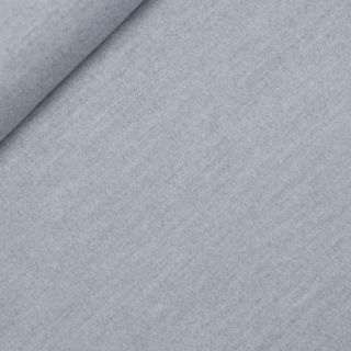 Mantelstoff - Soft Touch - uni - hellgrau melange