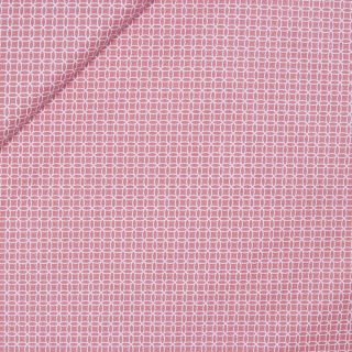 Baumwolle - Popeline - grafische kleine Kreise - rosa