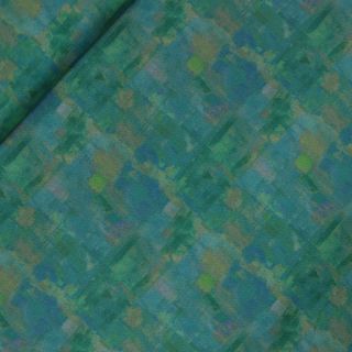 Patchwork - Baumwolle - weiche Verläufe - dunkelgrün