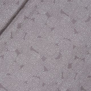 Patchwork - Baumwolle - gestrichelte Kreise - beige