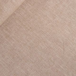 Reines Leinen - vorgewaschen - uni - sand