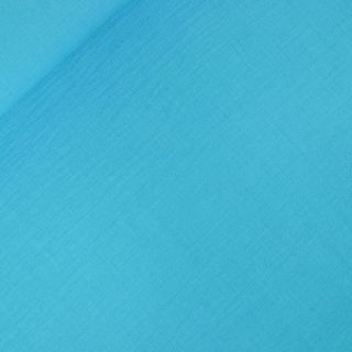 Fancy Leinen Look - ozeanblau 