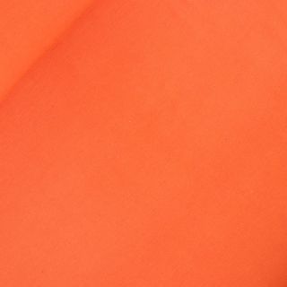 Viskose - Leinen - uni - orange