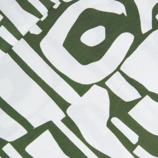 Viskose - Linienfluss - grün -  beige 