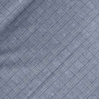Doubleface Tencel - kariert - blau 