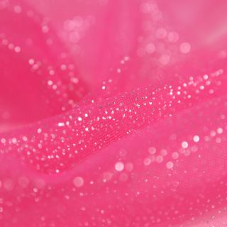 Softtüll - leicht - Silber Sparkle - pink