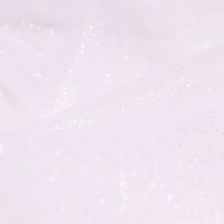 Softtüll - leicht - Multi Color Sparkle - weiß