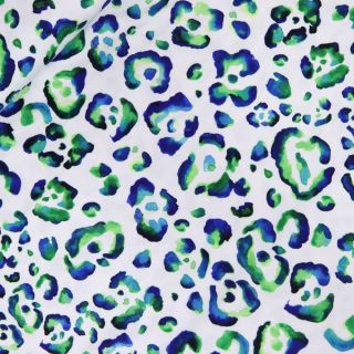 Baumwolljersey - Electric Leopard 