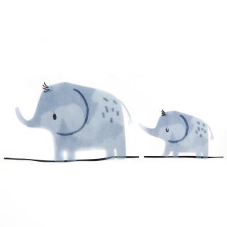 Applikation - Elefant - zum aufbügeln