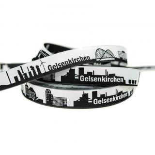 Webband - Skyline Gelsenkirchen - schwarz/weiß