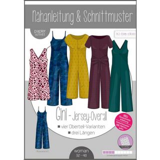 Schnittmuster - ki - ba - doo - Gini - Jersey - Overall - Woman