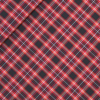 Viskose - Tartan - rot