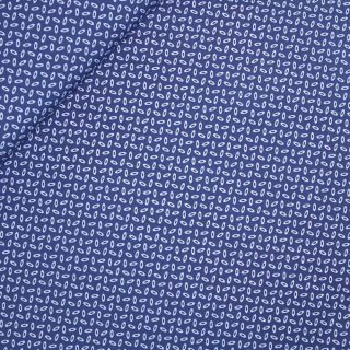 Baumwolle - Ellipse - blau