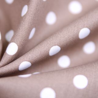 Baumwolle - Dots - taupe