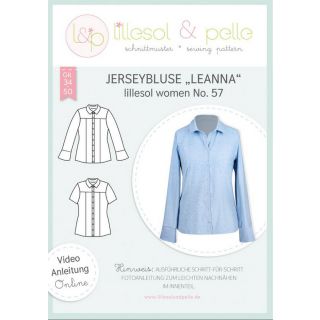 Schnittmuster - Lillesol &amp; Pelle - Lillesol Women No. 57 - Jerseybluse Leanna 