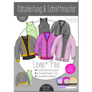 Schnittmuster - ki ba doo - Lene + Fee - Top + Cardigan - Woman