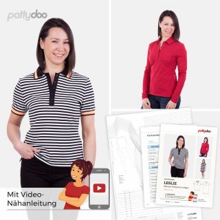Schnittmuster - pattydoo - Leslie - Poloshirt und Kleid 