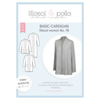 Schnittmuster - Lillesol &amp; Pelle - Lillesol Woman No. 78 - Basic-Cardigan