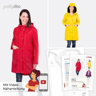 Schnittmuster - pattydoo - Lola - Damenparka &amp; Regenmantel