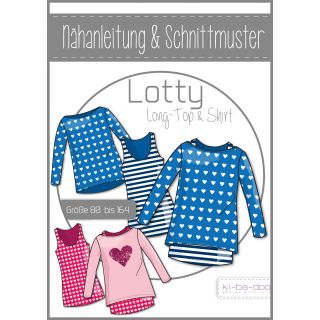 Schnittmuster - k i- ba - doo - Lotty - Long Top und Shirt - Girls