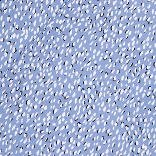 Bambus - Popeline - kleine Punkte - jeansblau