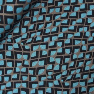 Sweatshirt - Labyrinth - petrol - schwarz - braun