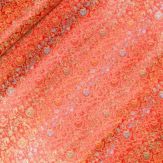 Brokat -klassischer Paisley - rot