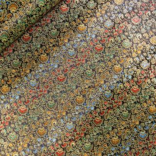 Brokat -klassischer Paisley - schwarz