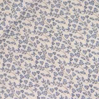 Baumwolle - Seersucker - Frühlingsbusch - beige