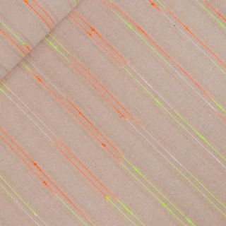  Leinen Look - Neon Styl - beige