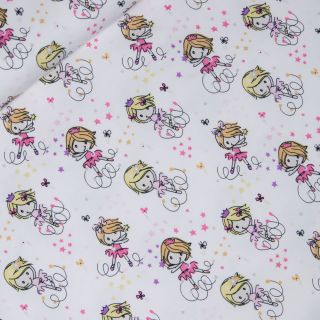 French Terry - Sommersweat - Ballerina - creme