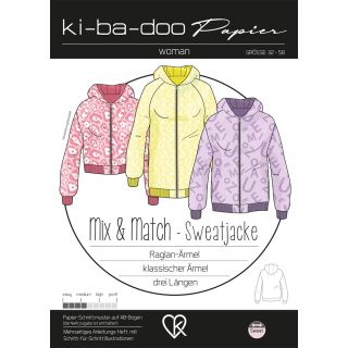 Schnittmuster - ki - ba - doo - Mix &amp; Match - Sweatjacke - Woman