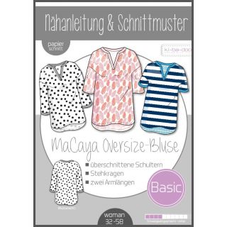 Schnittmuster - ki - ba - doo - MaCaya - Oversize - Bluse - Woman